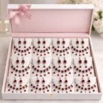 Ruby Red Crystal Bridal Necklace Set – Artificial Jewellery Wholesale Box (10 Pcs) - Image 3