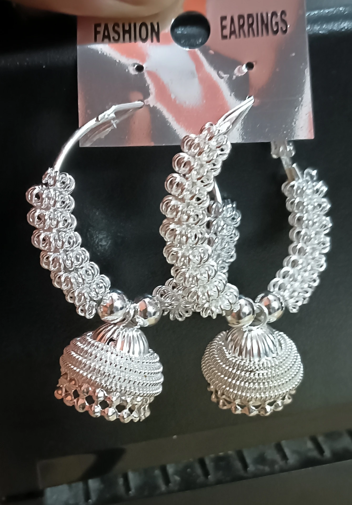 silver oxidised hoop jhumka earrings traditional design for women silver oxidised hoop jhumka earrings traditional design for women