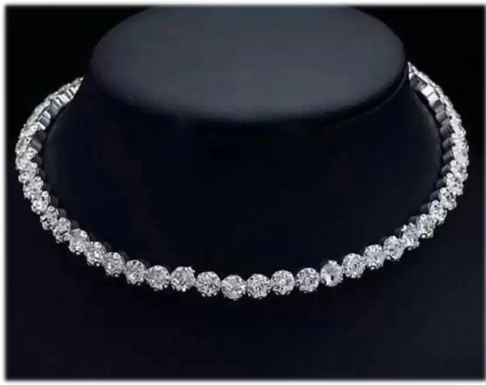 diamond choker necklace set with stud earrings diamond choker necklace set with stud earrings